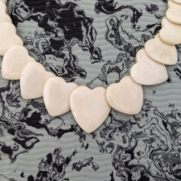 Vintage Bone Choker Necklace - Picture 2 of 4